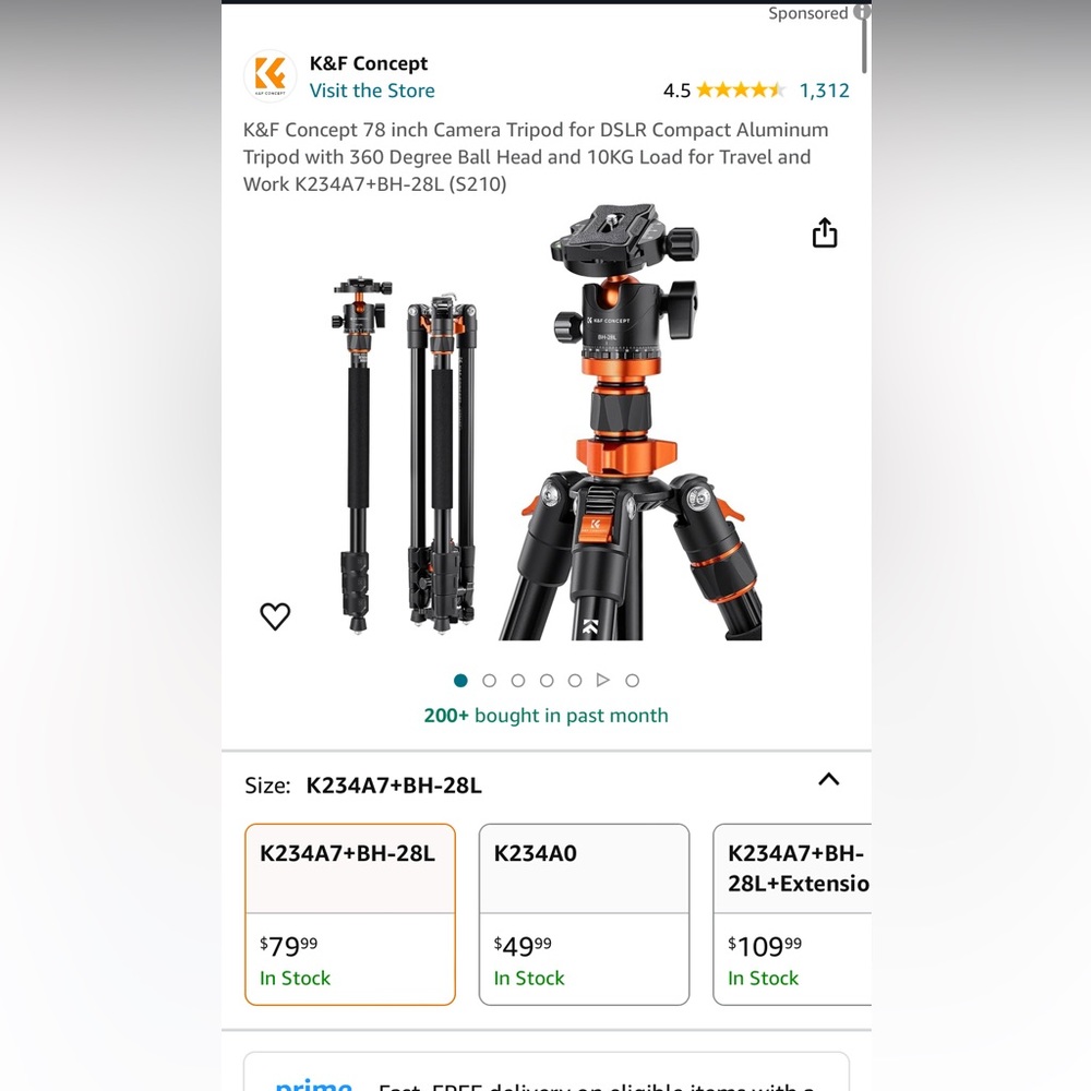 K&F Tripod